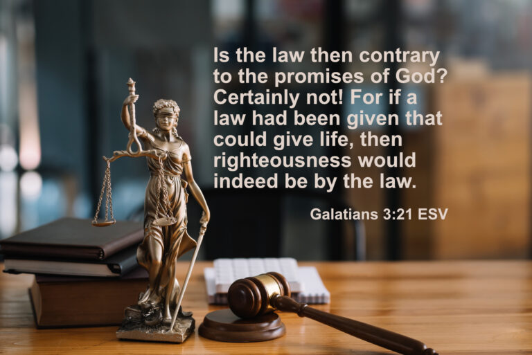 Galatians 3:21