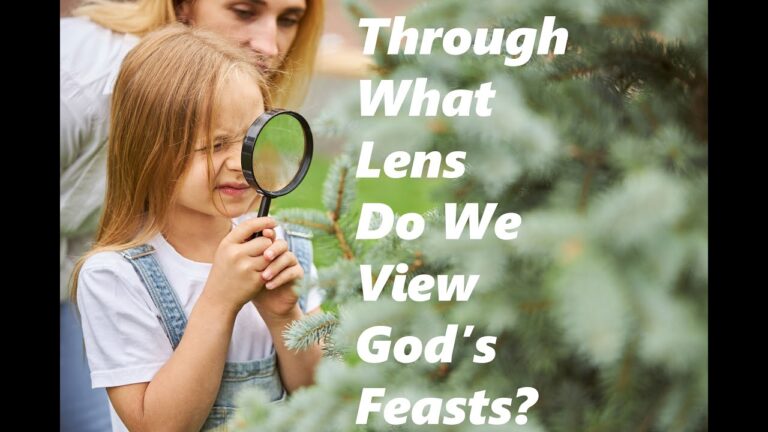 5 – A Premise of Understanding God’s Feasts